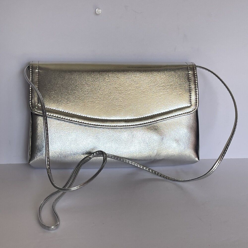 Vintage Women Silver Crossbody Bag - Picture 12 of 12